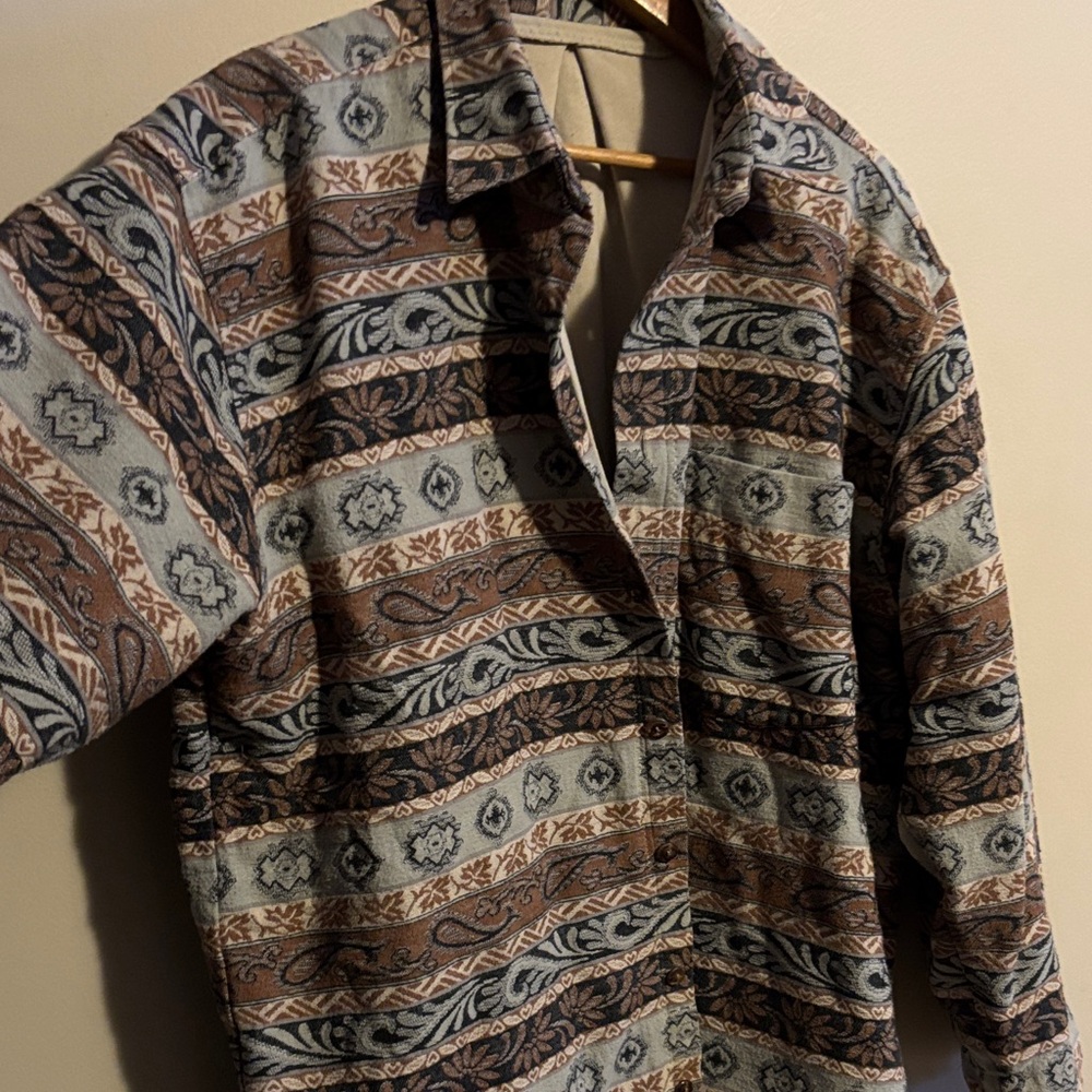Unisex Patterned Jacket - Picture 3 of 11